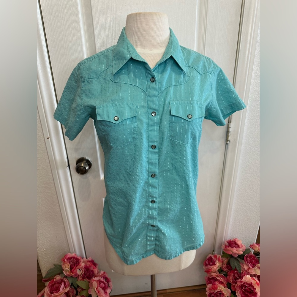 Wrangler Snap Front Short Sleeved Shirt
